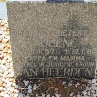 HEERDEN Nolene, van 1957-1961