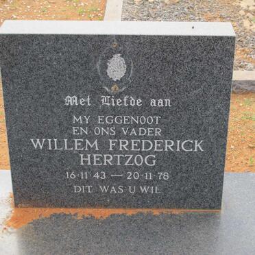 HERTZOG Willem Frederick 1943-1978