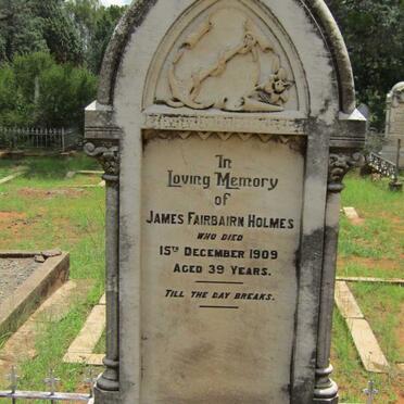 HOLMES James Fairbairn -1909