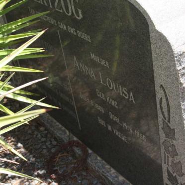 HERTZOG ? -1964 :: KING Anna Louisa 1866-1956 :: HERTZOG Johannes Albertus Munnik 1894-1918