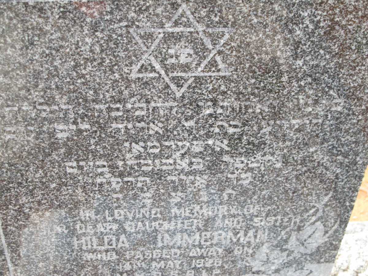 IMMERMAN Hilda -1926