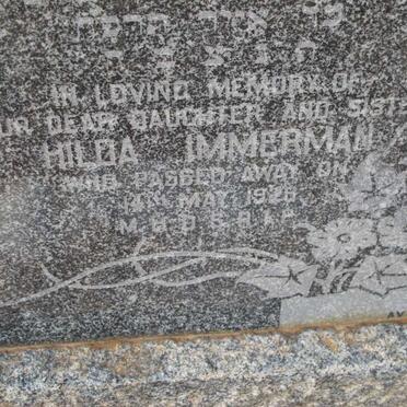 IMMERMAN Hilda -1926