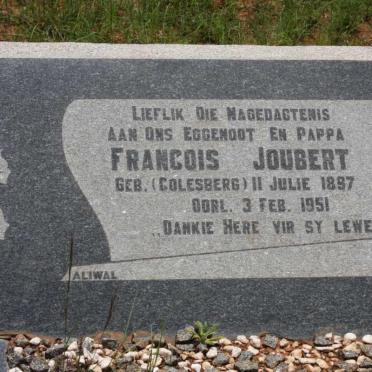 JOUBERT Francois 1897-1951