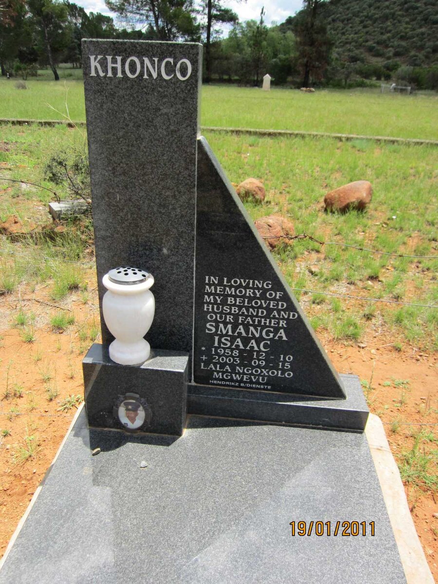 KHONCO Smanga Isaac 1958-2003