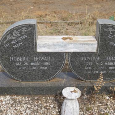 LOGGERENBERG Robert Howard, van 1890-1968 &amp; Christina Johanna V.D. MERWE 1894-1990