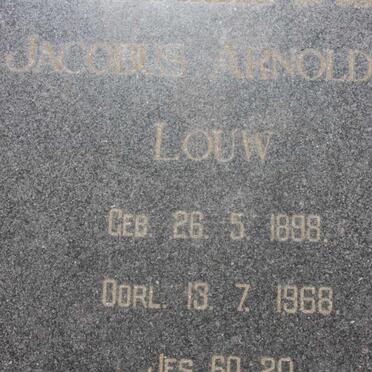 LOUW Jacobus Arnoldus 1898-1968