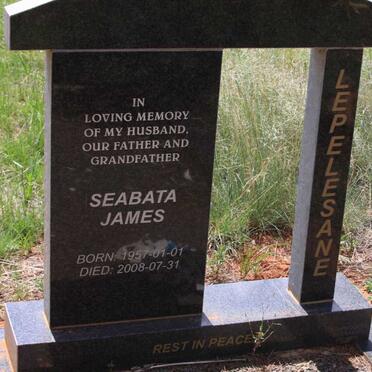 LEPELESANE Seabata James 1957-2008
