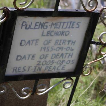 MEITJIES Lechoko, Pulleng 1955-2005