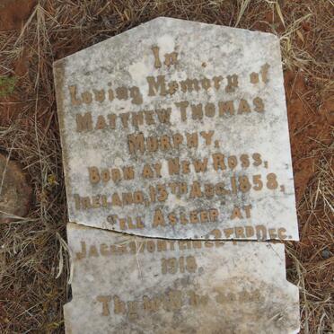 MURPHY Matthew Thomas 1858-1918