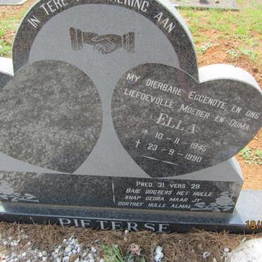 PIETERSE Ella 1945-1990