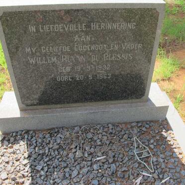 PLESSIS Willem, du 1932-1963