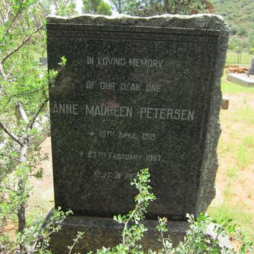 PETERSEN Anne Maureen 1919-1967