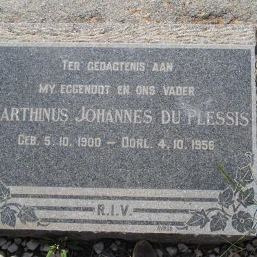 PLESSIS Marthinus Johannes, du 1900-1956