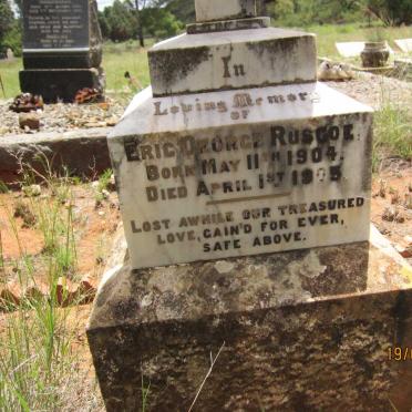 RUSCOE Eric George 1904-1905