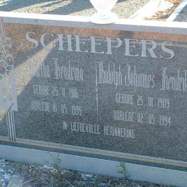 SCHEEPERS Rudolph Johannes Hendrik 1909-1994 &amp; Martha Hendrina 1916-1995