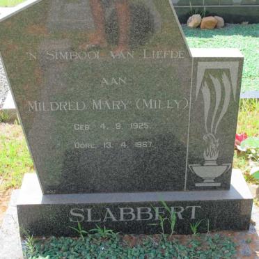 SLABBERT Mildred Mary 1925-1967