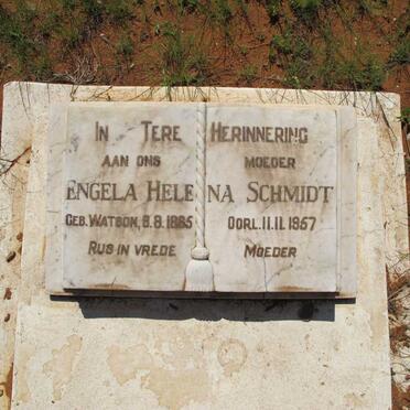 SCHMIDT Engela Helena 1885-1957 