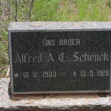 SCHENCK Alfred A.C. 1903-1928