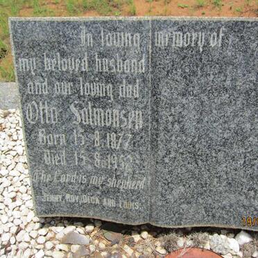 SALMONSEN Otto 1877-1952