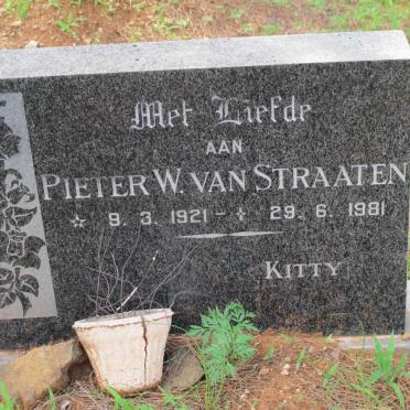 STRAATEN Pieter W., van 1921-1981
