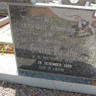 SCHALKWYK Albertus Jacobus Johannes, van 1913-1994 &amp; Gracia Rosalie 1930-1999