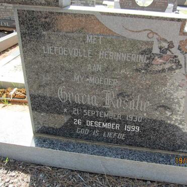 SCHALKWYK Albertus Jacobus Johannes, van 1913-1994 &amp; Gracia Rosalie 1930-1999