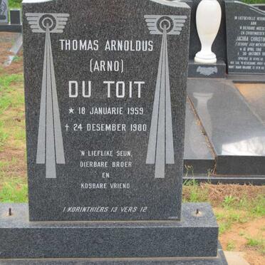TOIT Thomas Arnoldus, du 1959-1980