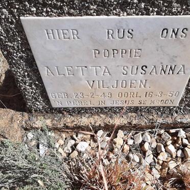 VILJOEN Aletta Susanna 1949-1950