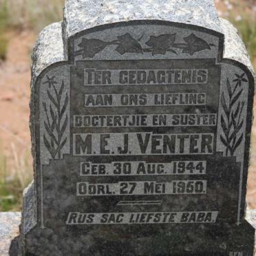 VENTER M.E.J. 1944-1950
