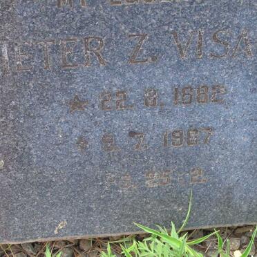 VISAGIE Pieter Z. 1882-1967