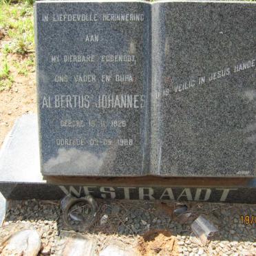 WESTRAADT Albertus Johannes 1925-1986