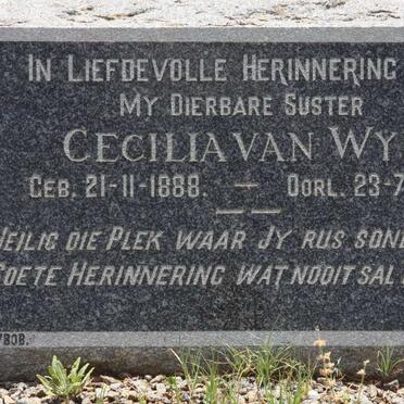WYK Cecilia, van 1888-1952