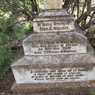 WALLACE Fred G. -1900