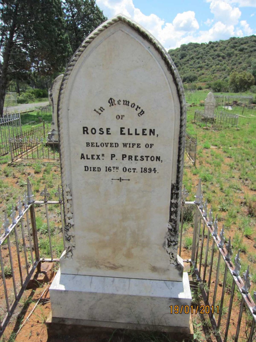 PRESTON Rose Ellen -1894