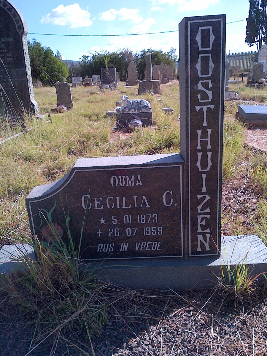 OOSTHUIZEN Cecilia C. 1873-1959