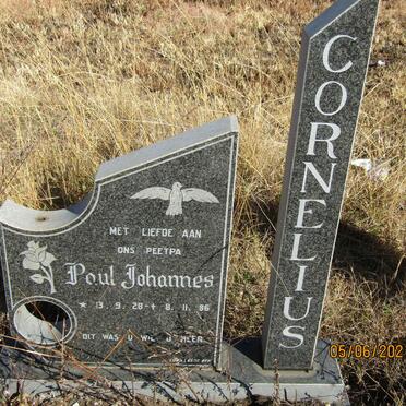 CORNELIUS Paul Johannes 1928-1986