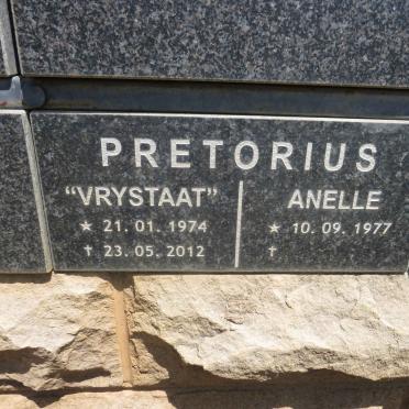 PRETORIUS Vrystaat 1974-2012 & Anele 1977-