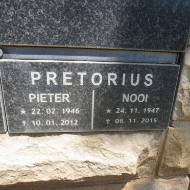 PRETORIUS Pieter 1946-2012 & Nooi 1947-2015