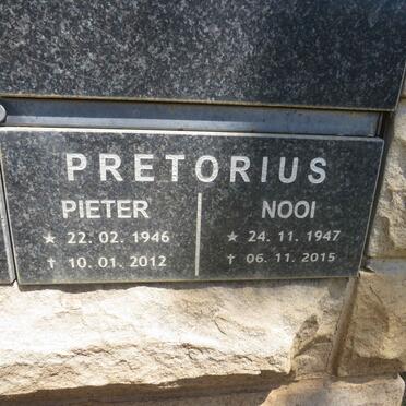 PRETORIUS Pieter 1946-2012 & Nooi 1947-2015