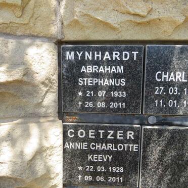 MYNHARDT Abraham Stephanus 1933-2011 