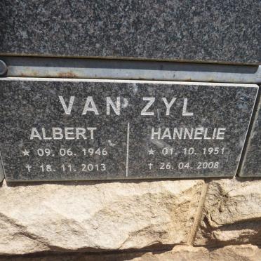 ZYL Albert, van 1946-2013 & Hannelie 1951-2008