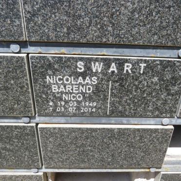 SWART Nicolaas Barend 1949-2014