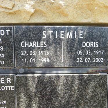 STIEMIE Charles 1915-1998 & Doris 1917-2002