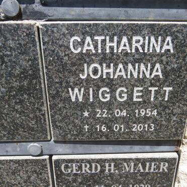 WIGGETT Catharina Johanna 1954-2013