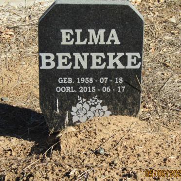 BENEKE Elma 1958-2015