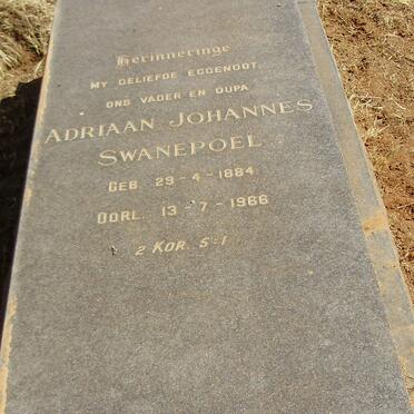 SWANEPOEL Adriaan Johannes 1884-1966