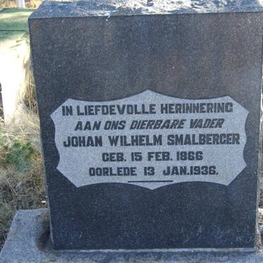 SMALBERGER Johan Wilhelm 1866-1936