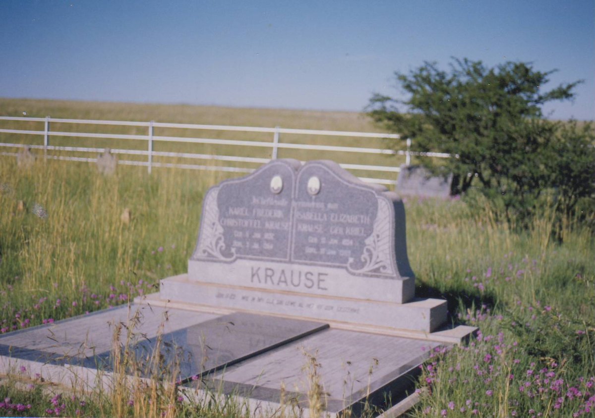 KRAUSE Karel Frederik Christoffel 1892-1964 &amp; Isabella Elizabeth KRIEL 1894-1989