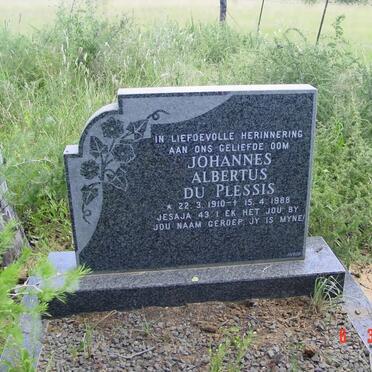 PLESSIS Johannes Albertus, du 1910-1988