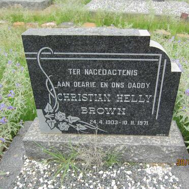 BROWN Christian Helly 1903-1971
